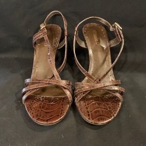 Michelle D open toe heels